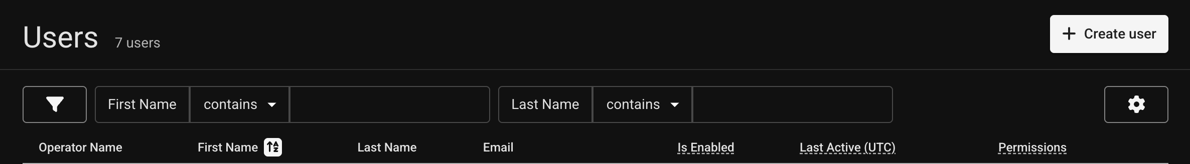 User Create